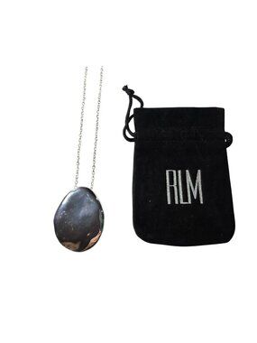 RLM Studio Silver tone Pendant Necklace Modern Sleek Neutral Womens Jewelry